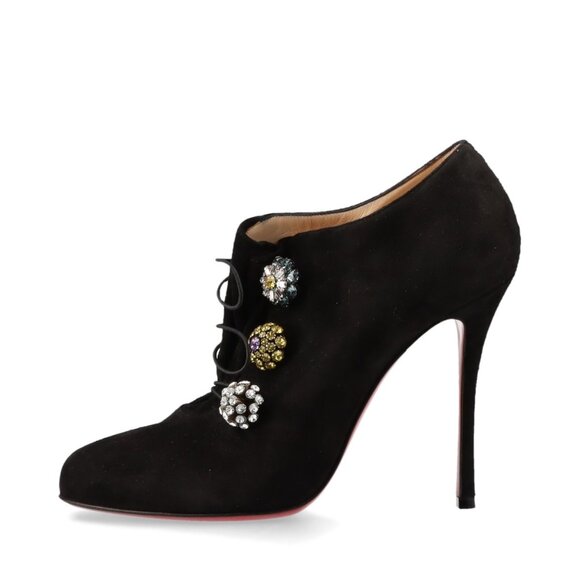 Christian Louboutin Shoes - Christian Louboutin Suede Booties - Size 38 1/2 (US 8.5)